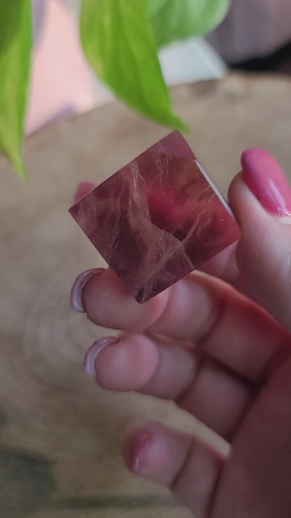 Fluorite Mineral Cube: Nature's Geometric Elegance