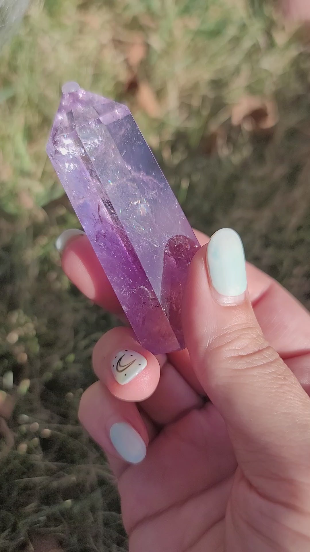 high quality lavender amethyst point