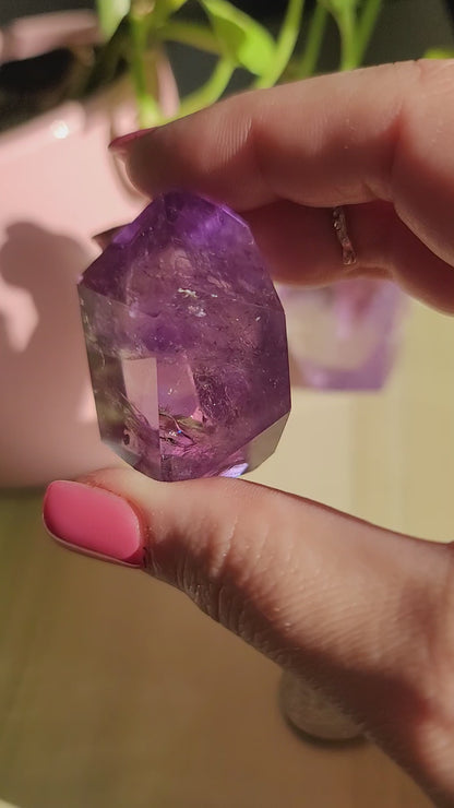 Rainbow Amethyst Freeform: Spectrum of Serenity and Spiritual Enlightenment