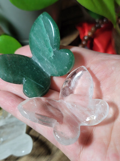 Butterfly Crystal Carving – Transformation, Growth & Fresh Energy