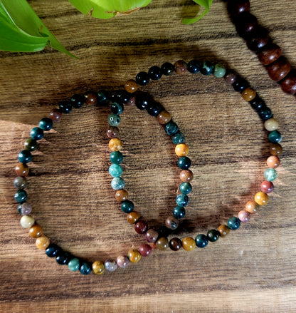 Classic Crystal Stacker 4mm Bracelets – Stackable Energy, Bold Intention & Custom Vibes