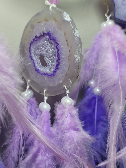 6” Crystal Chip Dreamcatcher – Custom Energy, Protection & Fresh Starts