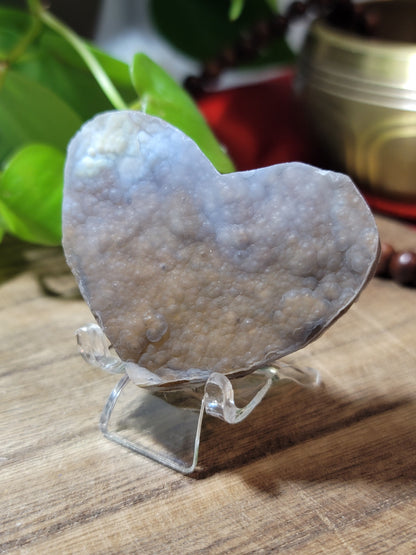 Bubble Agate Heart – Emotional Flow, Soft Grounding & Gentle Expansion
