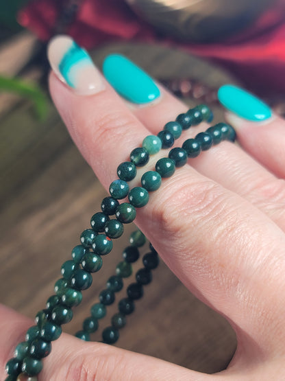 Classic Crystal Stacker 4mm Bracelets – Stackable Energy, Bold Intention & Custom Vibes