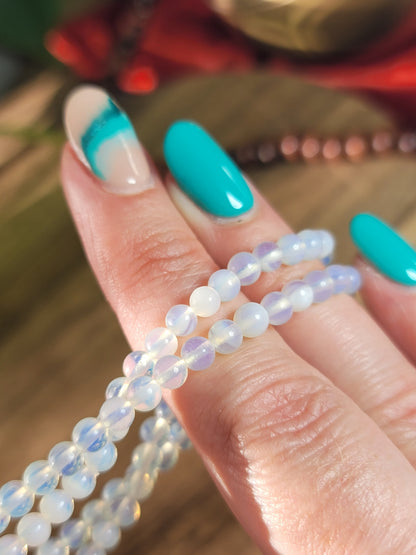 Classic Crystal Stacker 4mm Bracelets – Stackable Energy, Bold Intention & Custom Vibes