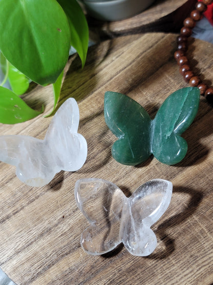 Butterfly Crystal Carving – Transformation, Growth & Fresh Energy